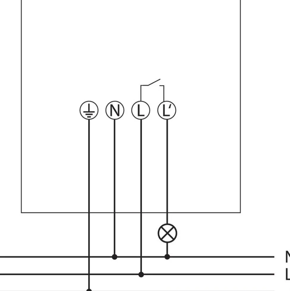 Theben theLuxa R180 PIR-bevegelsessensor hvit