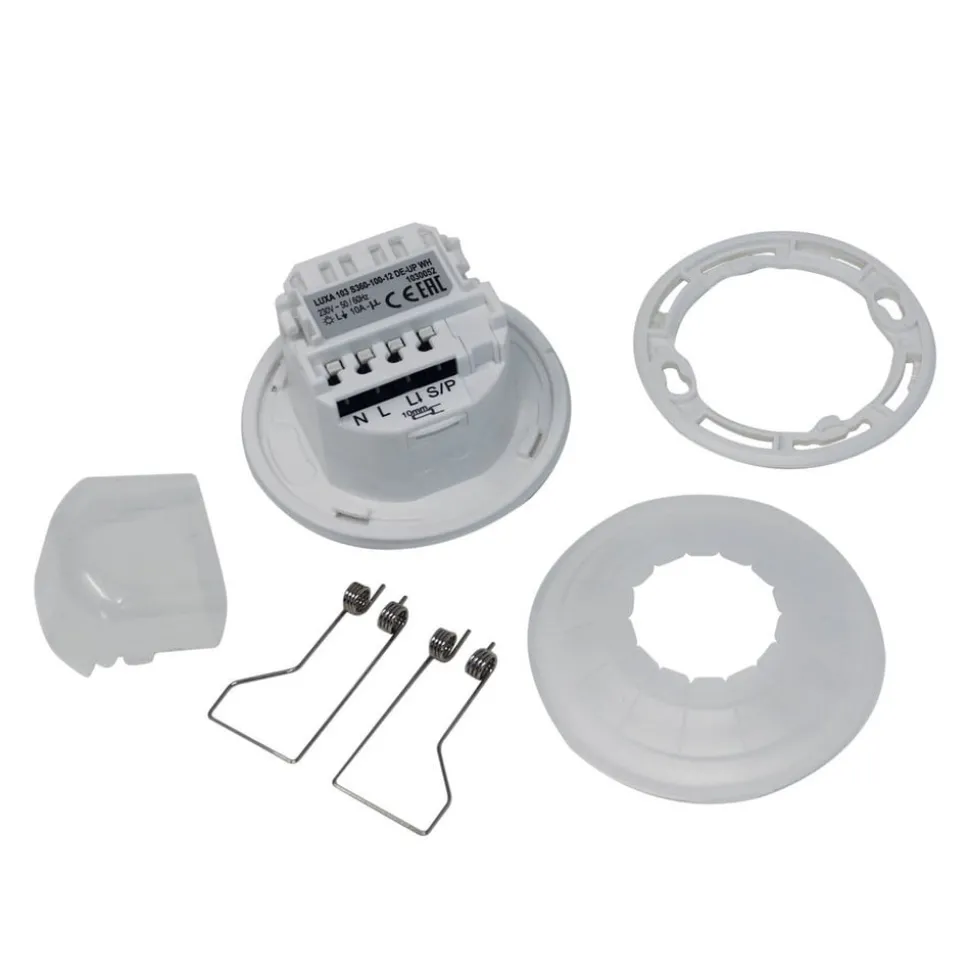 Theben tilstedeværelsesdetektor Luxa 103 S360-100-12 nb WH, innfelt