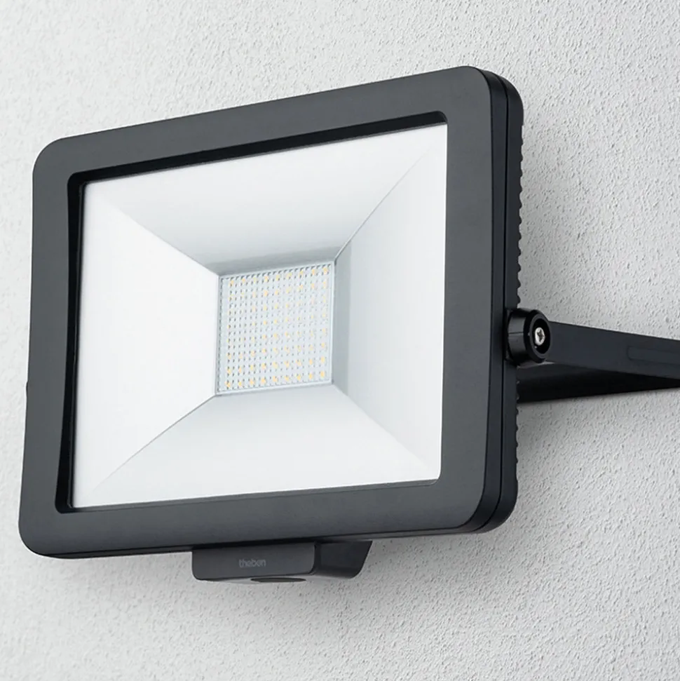 Theben utendørs LED-spot theLeda B50L, svart aluminium 5 000 K