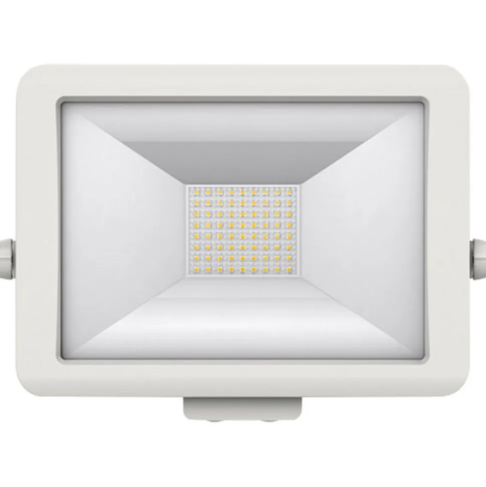 Theben utendørs LED-spot theLeda B50L hvit aluminium 5 000 K