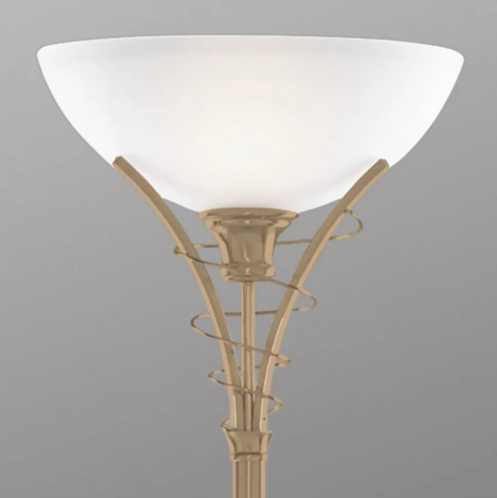 Tidløs stålampe LINEAS antikkmessing