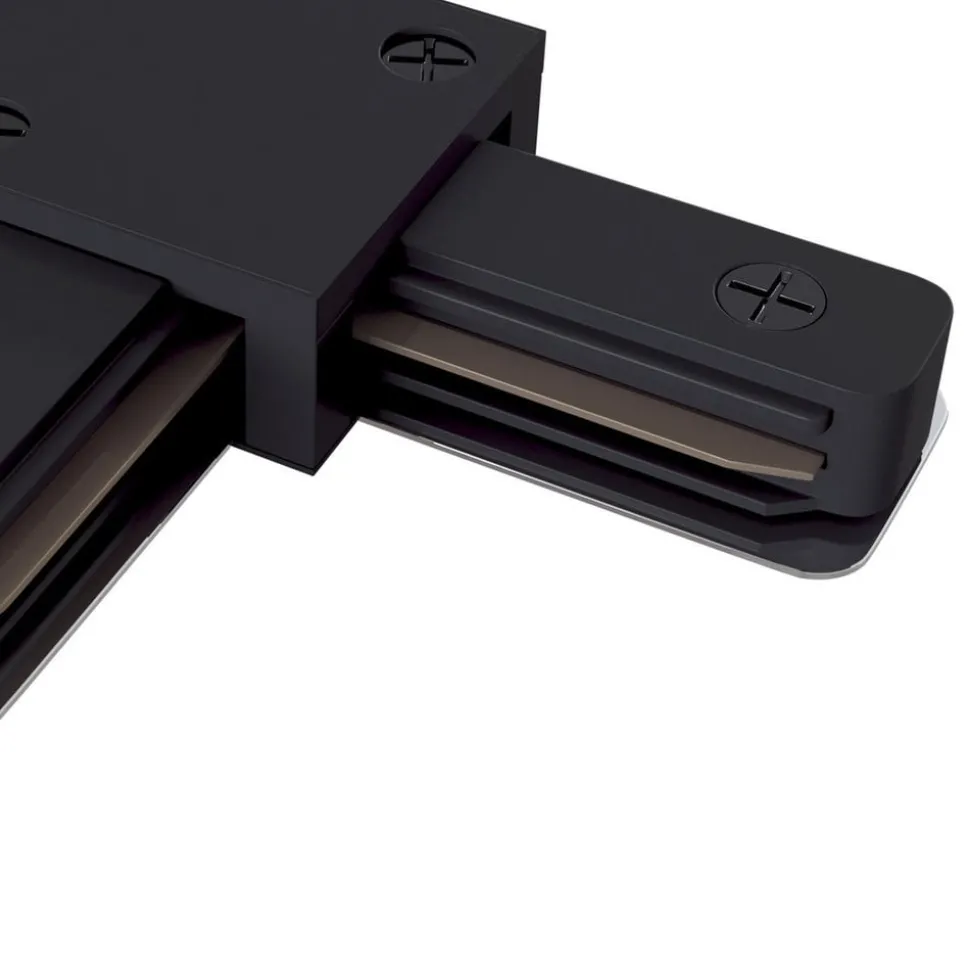 T-koblingsskinne, 1-fase skinne, svart