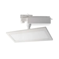 TRACK LIGHT LED-panel, hvit, 3-faset, 4000 K, av/på