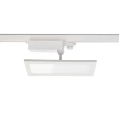 TRACK LIGHT LED-panel, hvit, 3-faset, 4000 K, av/på