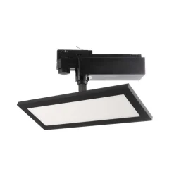 TRACK LIGHT LED-panel, svart, 3-fase, 3000 K, av/på