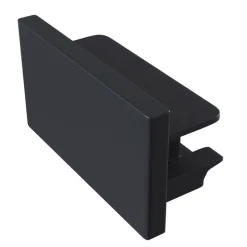 Track sluttstykke, 1-fase-skinne, svart