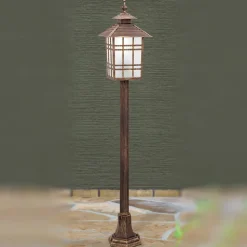 Tradisjonell veilampe Ilka i lykteform