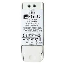 Transformator 92348 11,5V 0-40W LED, 0-70W halogen