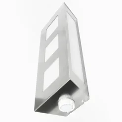 Trilo utendørs vegglampe i stål med sensor