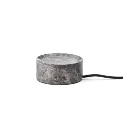 Trip LED oppladbar bordlampe, grå/rosa, marmor, glass, IP44