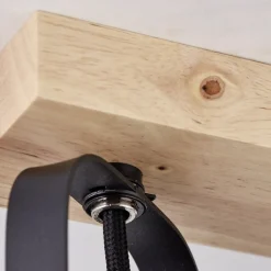 Tronte takspotlight, lengde 57,5 cm, svart/gull, 3-lys.