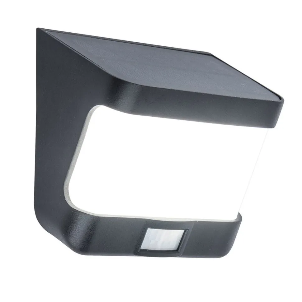 Try LED-solcellevegglampe med bevegelsessensor