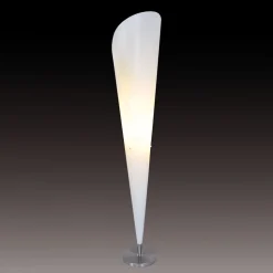 Tulip gulvlampe, hvit