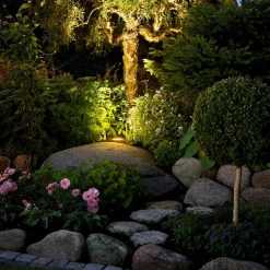 Tuva LED-bakkespot i rund form, IP65