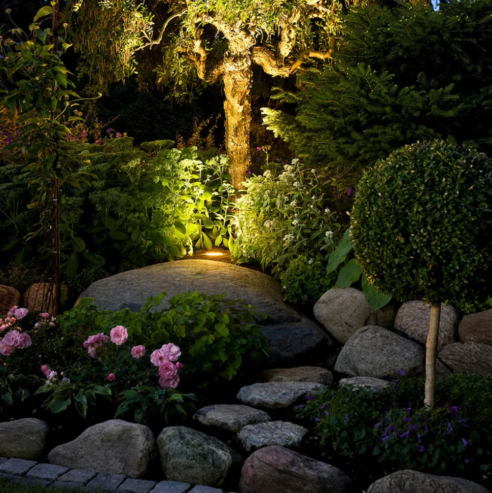 Tuva LED-bakkespot i rund form, IP65