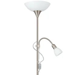 Up 2 frittstående gulvlampe med leselampe