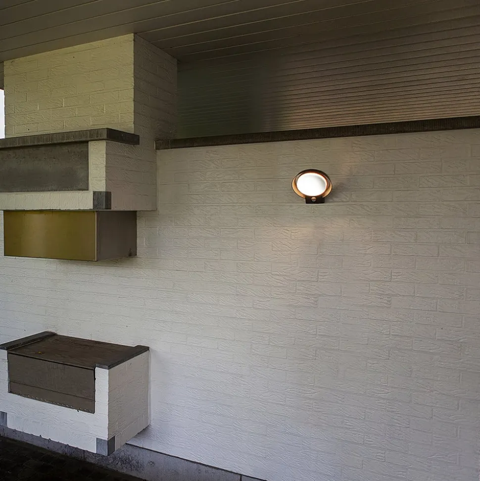 Utend LED-vegglampe Polo, støpt aluminium m sensor