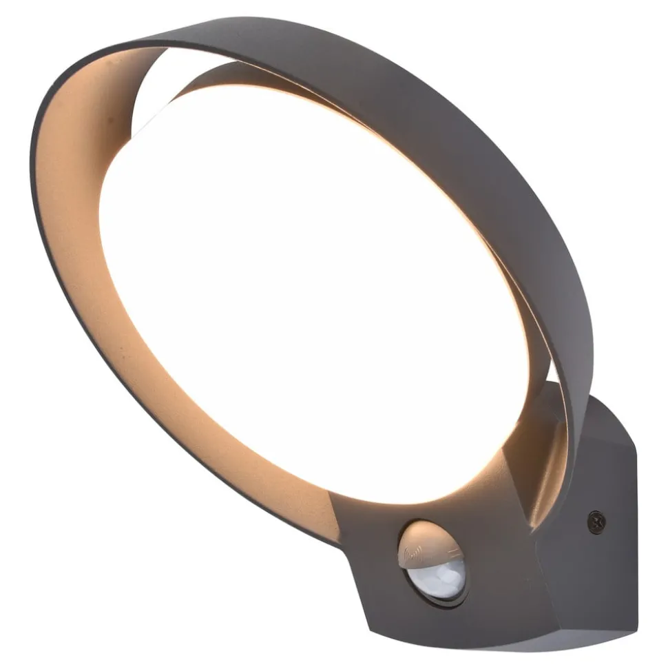 Utend LED-vegglampe Polo, støpt aluminium m sensor