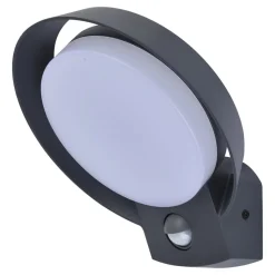 Utend LED-vegglampe Polo, støpt aluminium m sensor