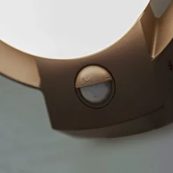 Utend LED-vegglampe Polo, støpt aluminium m sensor