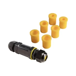 Utendørs flerkabel-kontakter for to kabler, 4-14mm