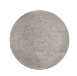 Utendørs kulebelysning med jordspyd, granitt, Ø 25 cm