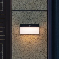 Utendørs LED-solcellevegglampe Fran, CCT