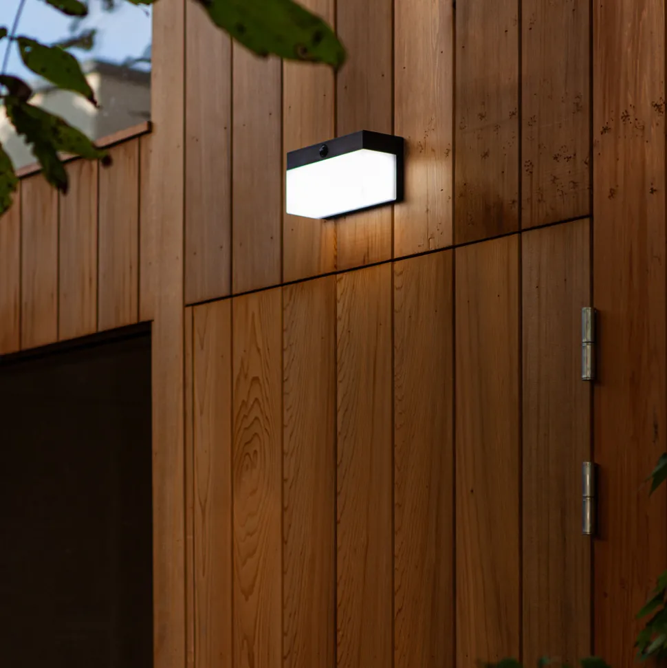 Utendørs LED-solcellevegglampe Fran, CCT