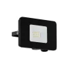 Utendørs LED-spot Faedo 3 i svart, 10 W