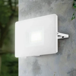 Utendørs LED-spot Faedo 3 i hvit, 50 W