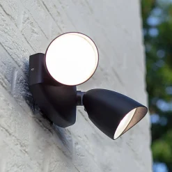 Utendørs LED-spot Shrimp med 2 spoter, IP54