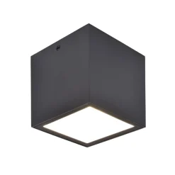 Utendørs LED-taklampe Gemini XS, 4 000 K antrasitt