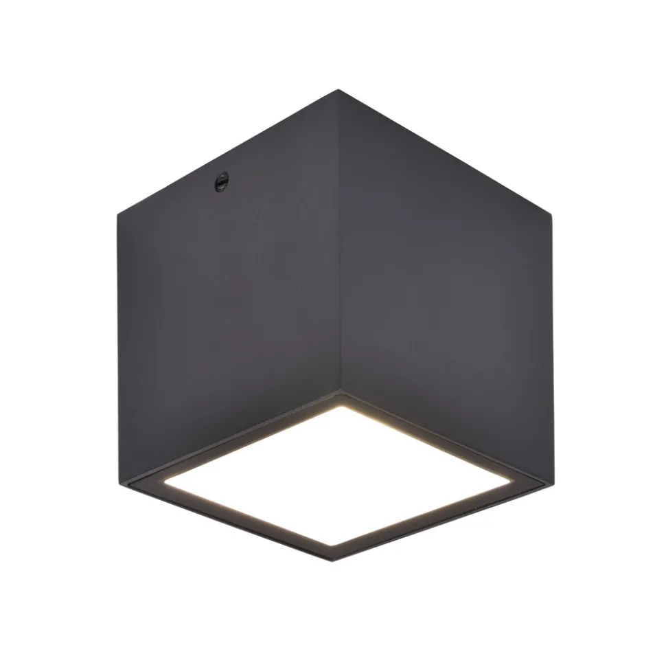 Utendørs LED-taklampe Gemini XS, 4 000 K antrasitt