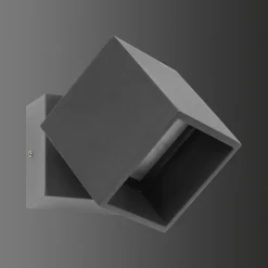 Utendørs LED-vegglampe 5002, bevegelig, grafitt