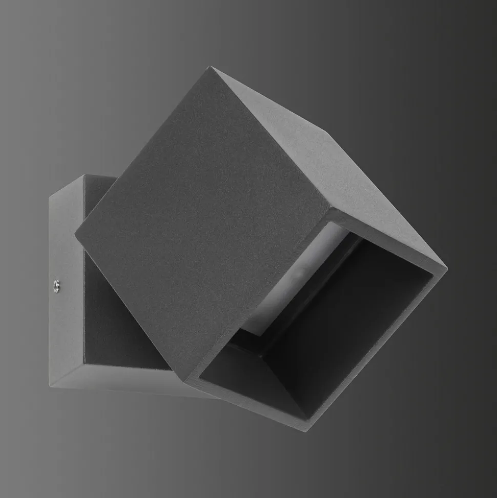 Utendørs LED-vegglampe 5002, bevegelig, grafitt