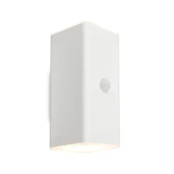 Utendørs LED-vegglampe 3788016, hvit, sensor, opp/ned