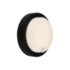 Utendørs LED-vegglampe 3765015, sensor, svart