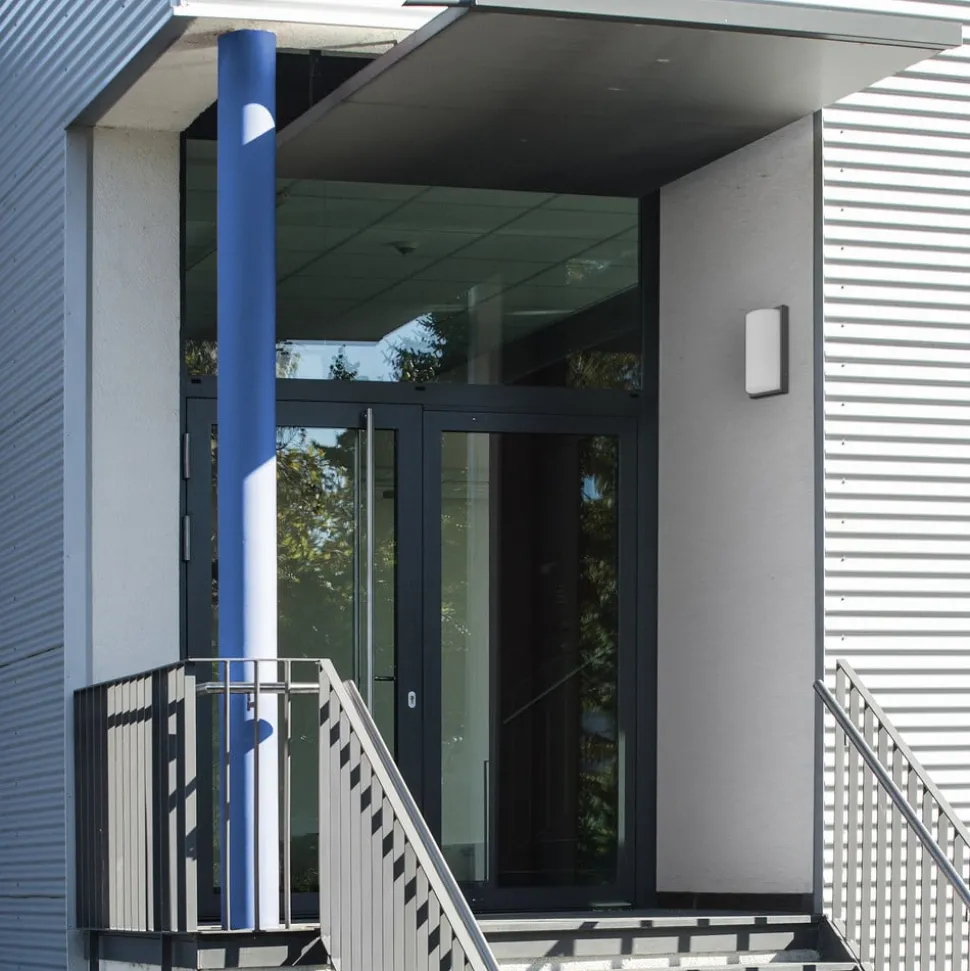 Utendørs LED-vegglampe 039 sensor, grafitt