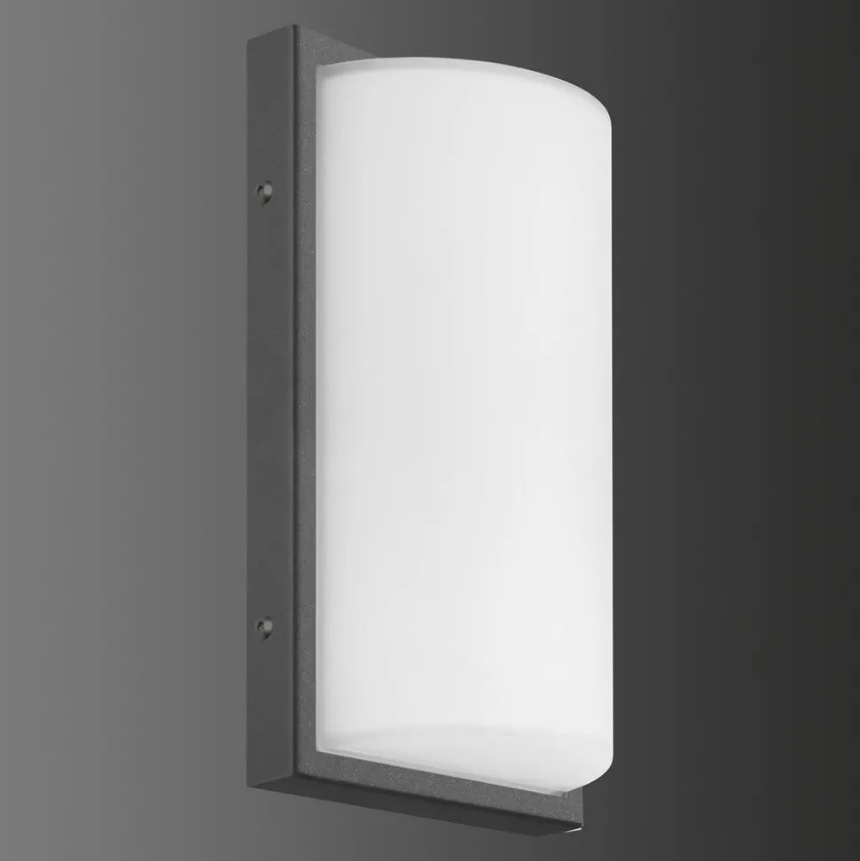 Utendørs LED-vegglampe 039 sensor, grafitt