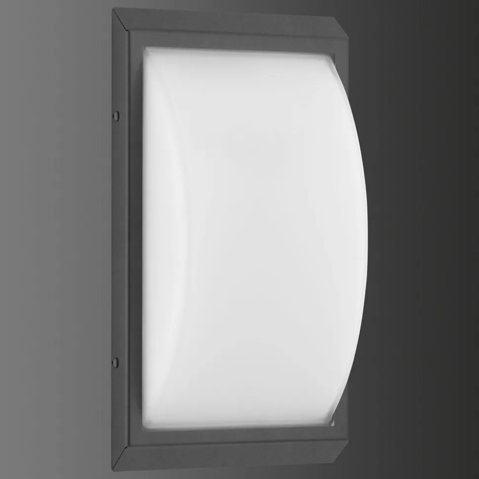 Utendørs LED-vegglampe 053 sensor, grafitt