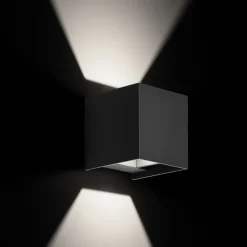 Utendørs LED-vegglampe 9032 up/down, antrasitt