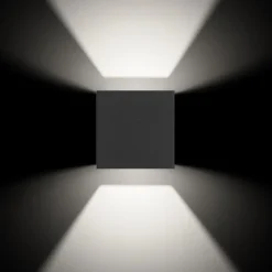 Utendørs LED-vegglampe 9032 up/down, antrasitt