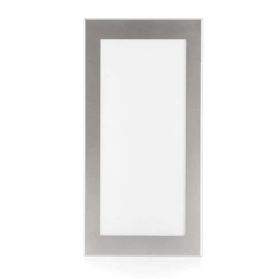 Utendørs LED-vegglampe Aqua Rain Mini, stål