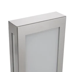 Utendørs LED-vegglampe Aqua Rain Mini, stål