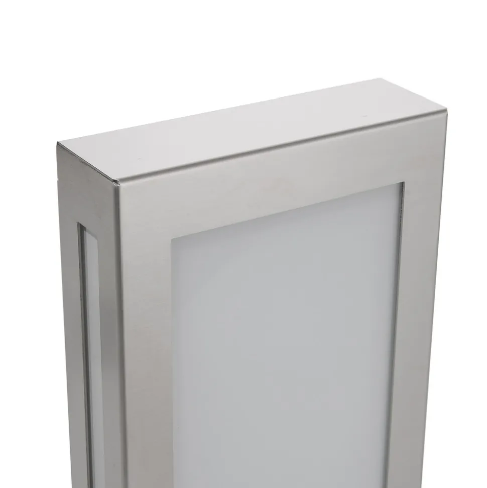 Utendørs LED-vegglampe Aqua Rain Mini, stål