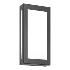 Utendørs LED-vegglampe Aqua Rain Mini, antrasitt