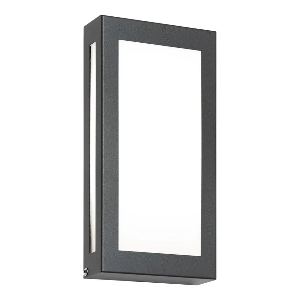 Utendørs LED-vegglampe Aqua Rain Mini, antrasitt