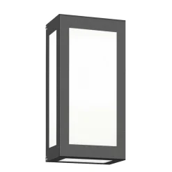 Utendørs LED-vegglampe Aqua Rain, antrasitt