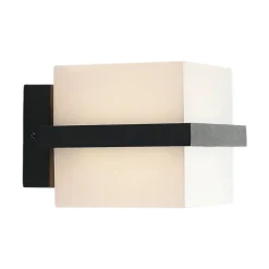 Utendørs LED-vegglampe Auron, terningformet