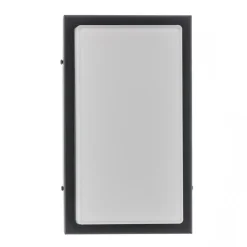 Utendørs LED-vegglampe Babett, stål, glass, sensor